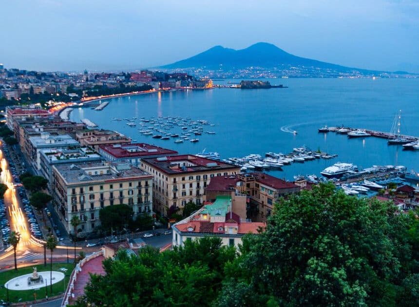 Panoramic view of Naples
