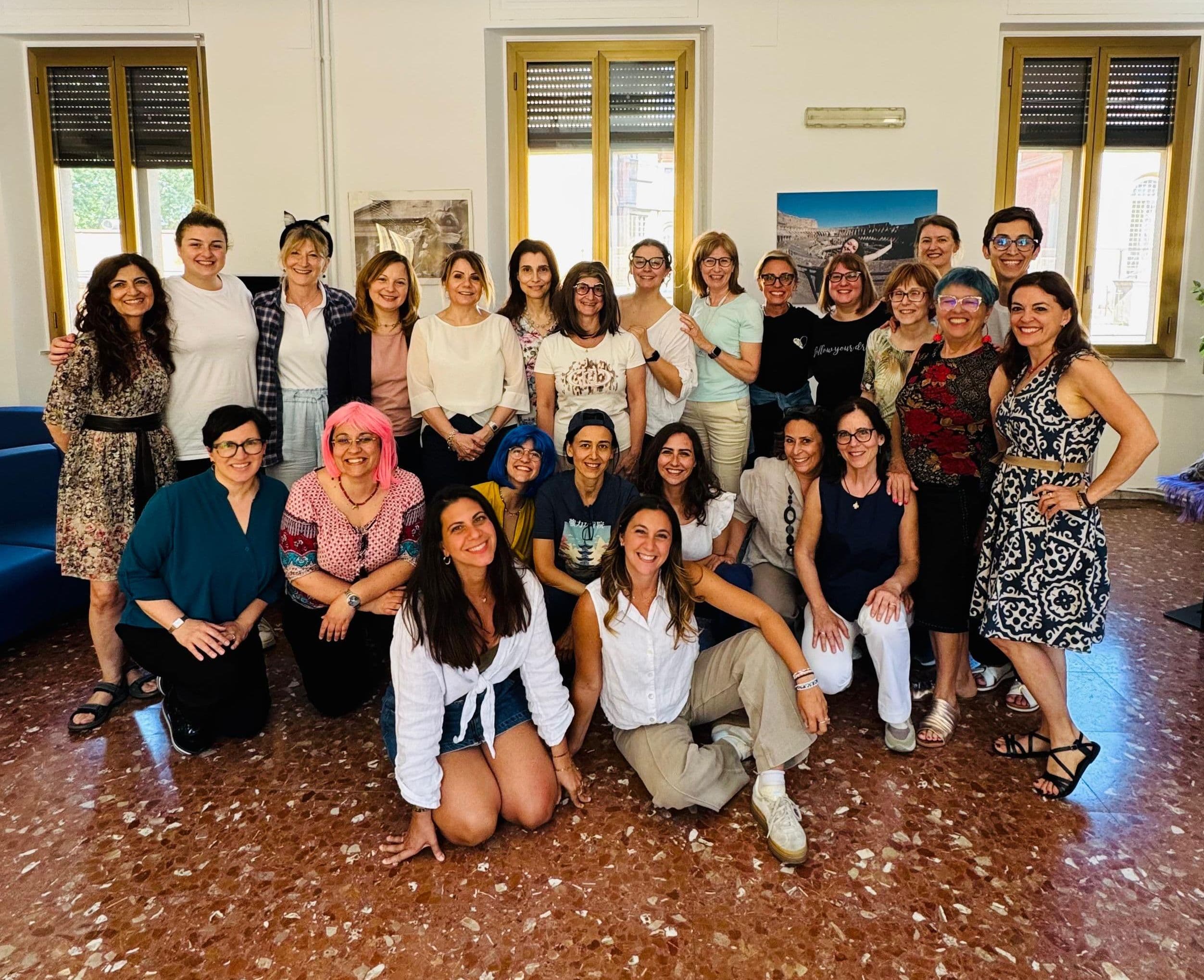 Group picture after three days of accent reduction training