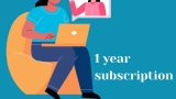 Annual Subscription with Online Language Lesssons